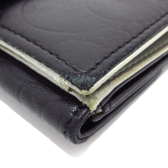 CHANEL Camellia Black Lambskin Double-hook Wallet 246-082325 - Picture 6 of 10